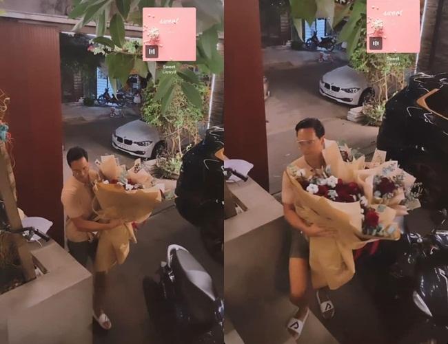 Kim Lý chiếm spotlight 8/3 bằng 5 bó hoa, còn bonus nói tiếng Việt-1