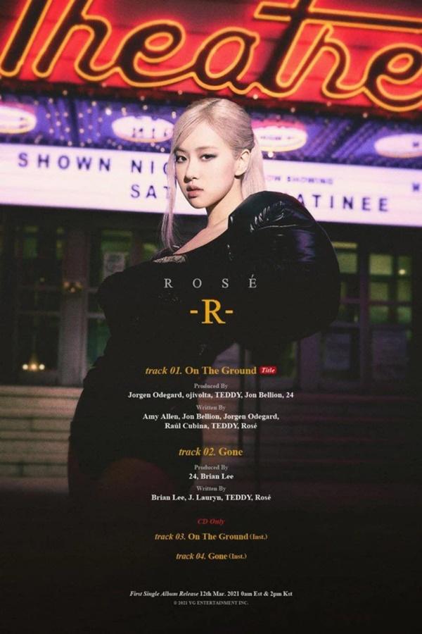 Album “-R-” của Rosé đạt 400.000 bản đặt trước. Đây là con số pre-order cao nhất của một nữ ca sĩ solo Hàn Quốc.