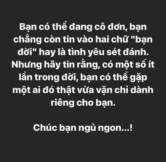 Đăng ảnh khoe vòng 1, Trâm Anh bị đồn đoán trục trặc tình cảm trong status mới-5