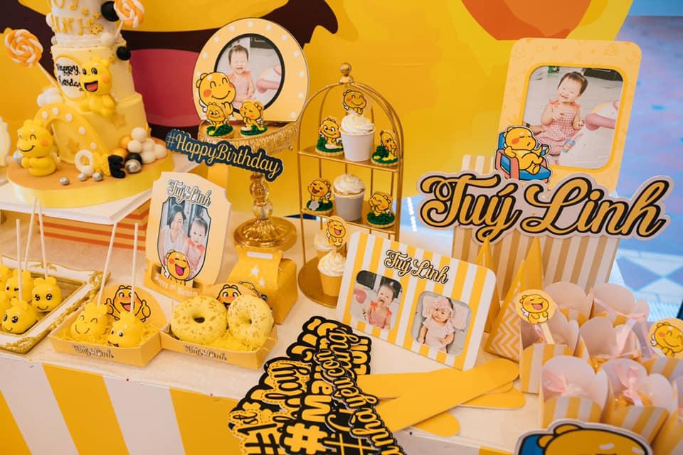 Tiệc sinh nhật 1 tuổi chuẩn rich kid của cháu gái Trấn Thành-6