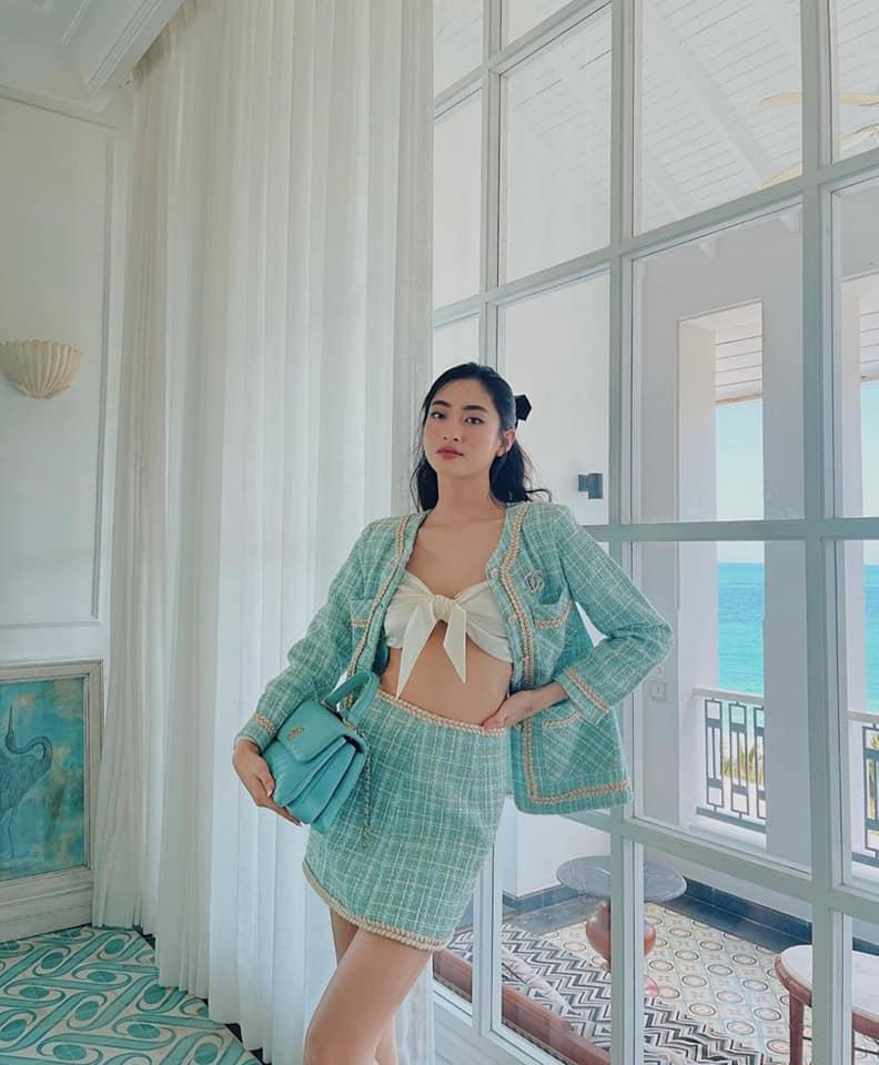 Hoa hậu Lương Thùy Linh diện mốt bra-top hở bạo-5