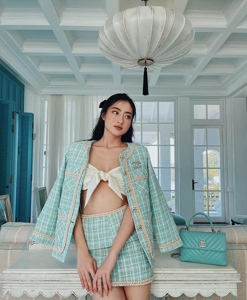 Hoa hậu Lương Thùy Linh diện mốt bra-top hở bạo-3