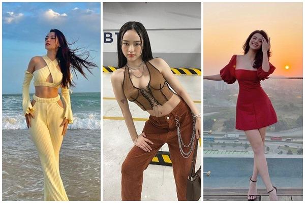 STREET STYLE: Chi Pu mặc đồ khoét táo bạo - Phương Mỹ Chi khoe vai trần-10