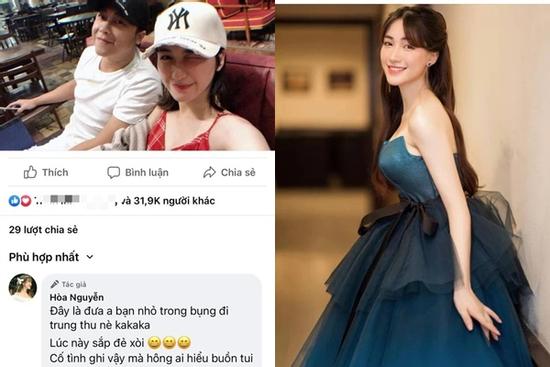 Hòa Minzy mấy lần tung ảnh bụng bầu quý tử mà không ai nhận ra