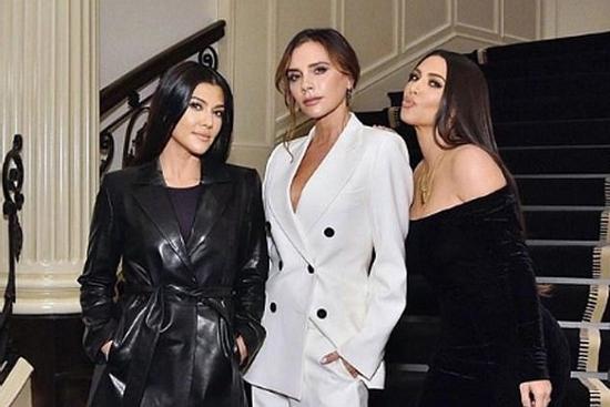 Quan hệ thân thiết giữa Victoria Beckham và Kim Kardashian