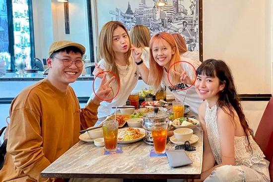 Mũi trưởng Long xuất hiện cùng chị em 'Sao Nhập Ngũ', fans soi chi tiết giống Hậu Hoàng