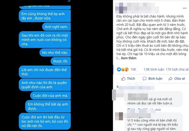 Cô dâu 2k có bầu nhưng đằng trai tuyên bố không cưới vì số tiền 5 triệu-1