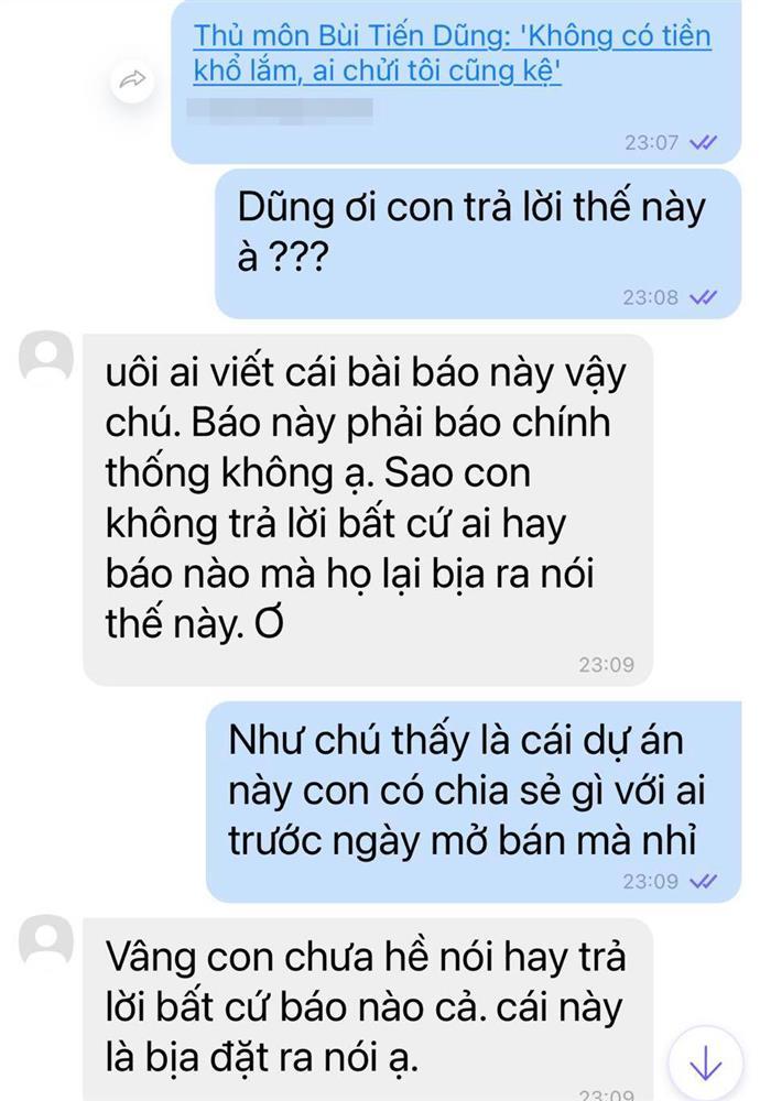 Lan truyền phát ngôn Bùi Tiến Dũng khi chi 10 tỷ kinh doanh: Không có tiền khổ lắm-4