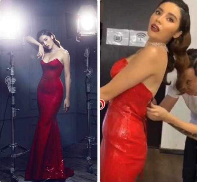 Kỳ Duyên khoe cơ bụng, còn vạch áo cho người xem nội y-9