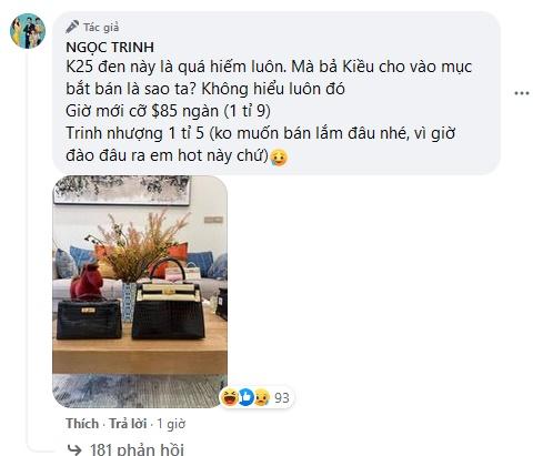 Ngọc Trinh thanh lý đồng hồ, túi xách, kim cương giá toàn chục tỷ-11