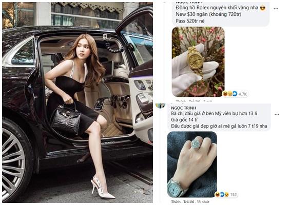 Ngọc Trinh bóng gió về việc thanh lý đồ hiệu giá cao hơn store-9