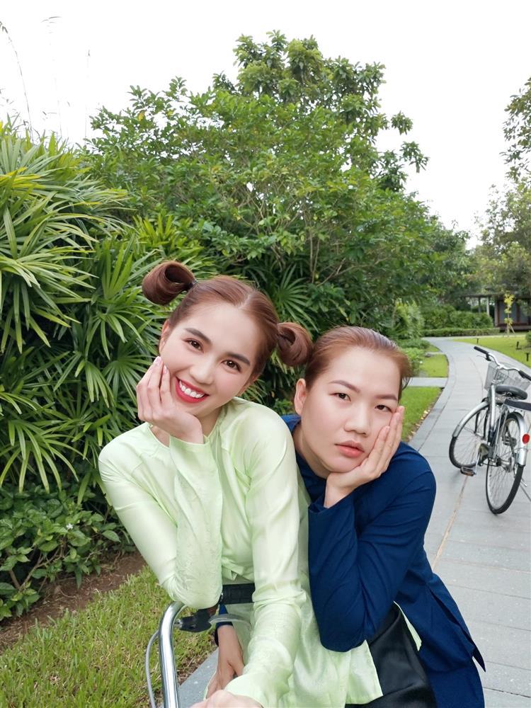 Ngọc Trinh vã mồ hôi khi giúp việc Thúy Kiều đòi nghỉ làm-5