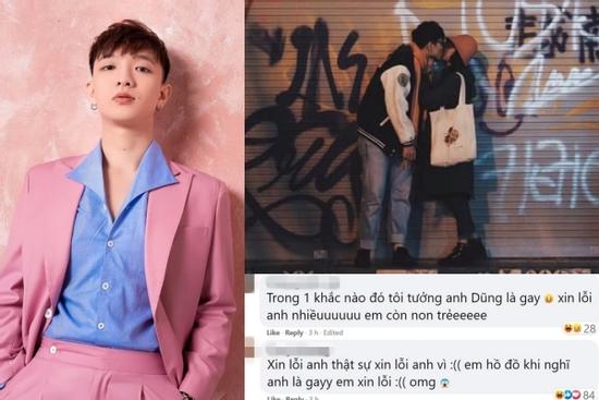 Thấy bạn gái Hoàng Dũng lộ diện, fan xin lỗi rối rít vì lỡ nghĩ anh là gay