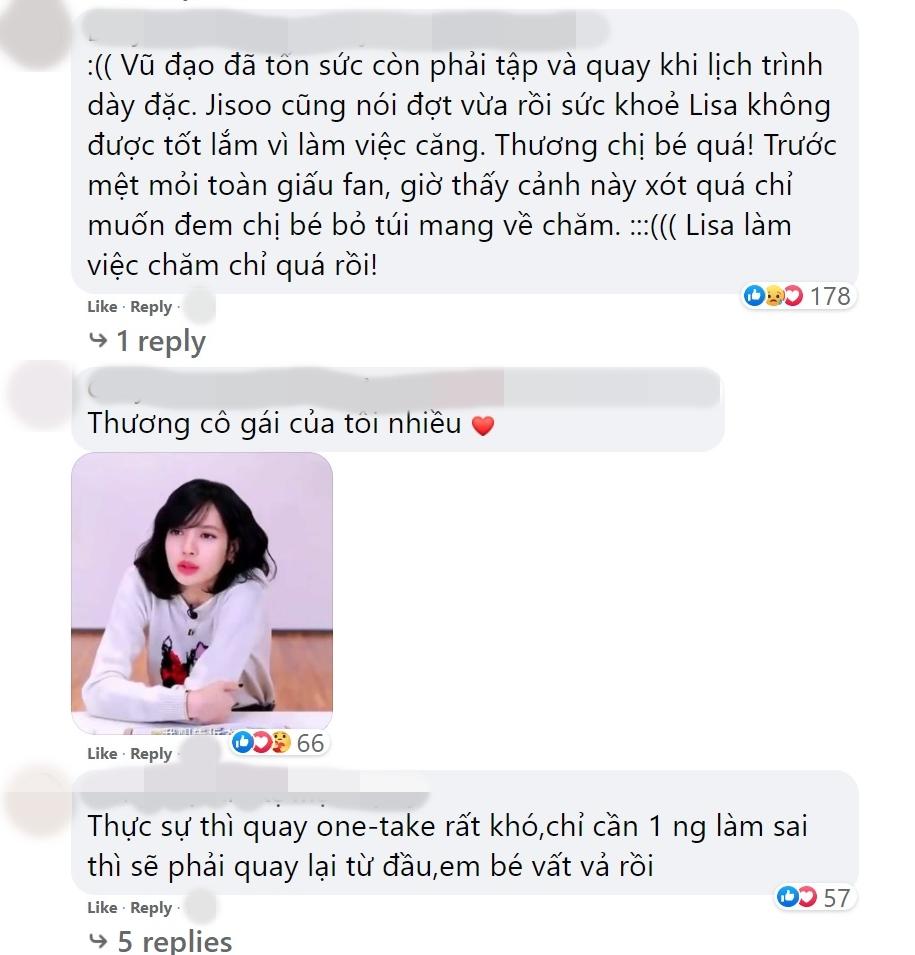 Lisa ngã gục và muốn nôn sau khi nhảy bài hát chủ đề Thanh Xuân Có Bạn 3-2