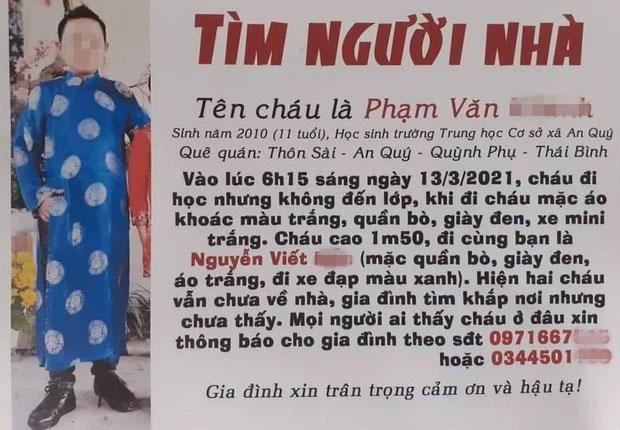 2 học sinh lớp 5 đạp xe 140km từ Thái Bình vào Thanh Hoá và câu chuyện xúc động-2