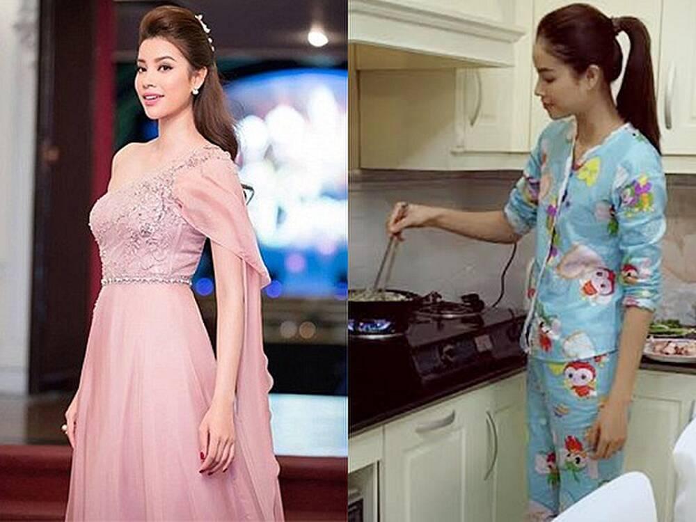 Hari Won, Ngọc Trinh lên thảm đỏ long lanh vô đối mà ở nhà thì khiến fan hết hồn-5