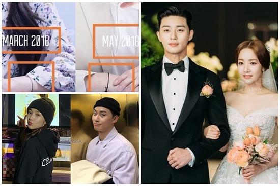 Park Min Young - Park Seo Joon bị soi diện đồ đôi tình tứ