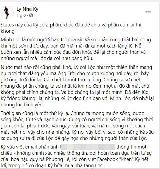 Lý Nhã Kỳ mắng Phương Lê thọc gậy bánh xe sau cái chết Minh Lộc-5