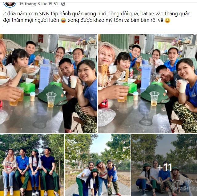 Khánh Vân Mắt Biếc bị chụp lén khi tụ tập đồng đội Sao Nhập Ngũ-1