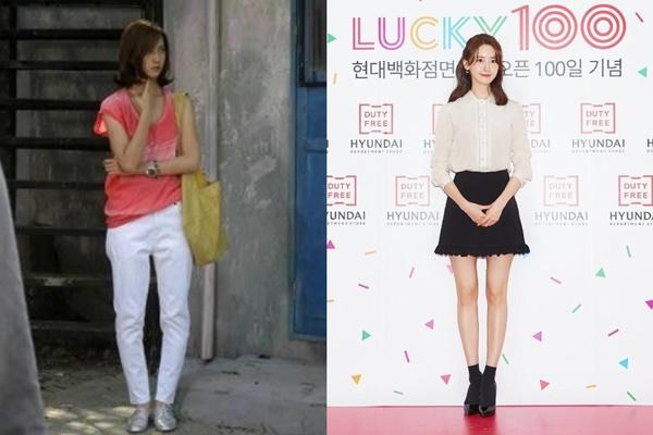 Cách YoonA biến chân vòng kiềng thành chân thẳng-8