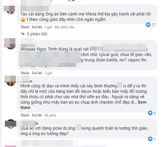 Ngọc Trinh uốn éo trước biểu tượng tâm linh-2