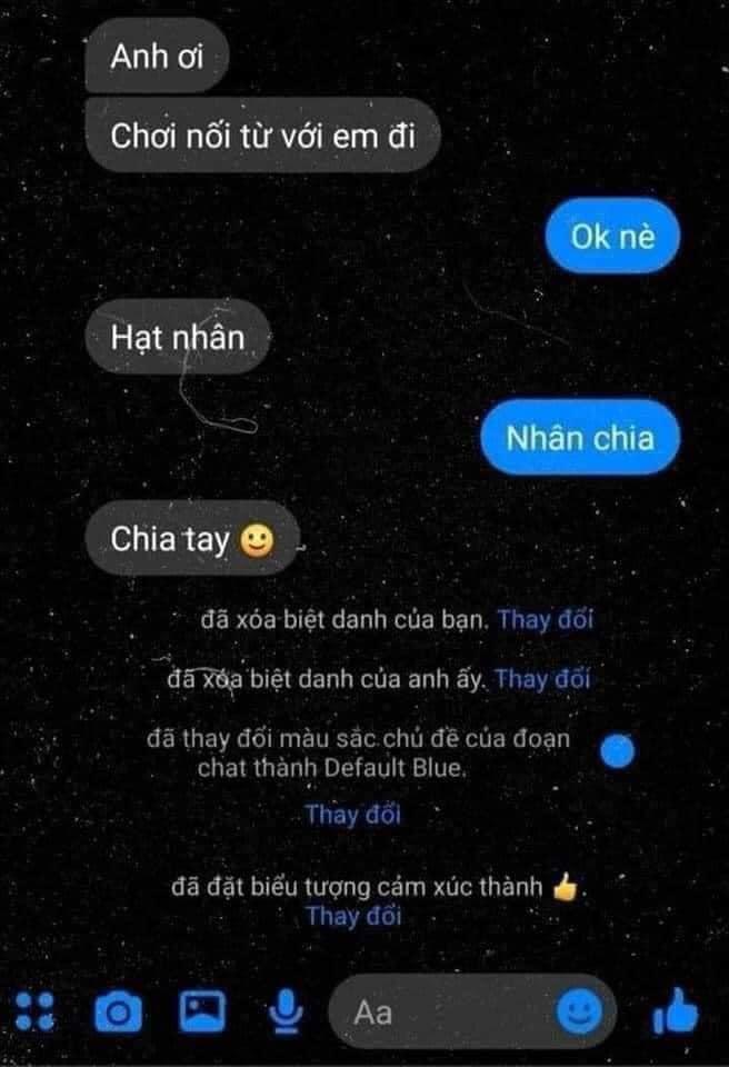 Cô gái rủ người yêu bắt trend chơi nối từ không và cái kết đường ai nấy đi-1