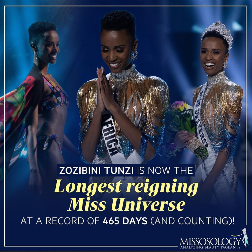 Zozibini Tunzi lập kỷ lục Hoa hậu Hoàn vũ có nhiệm kỳ dài nhất-1