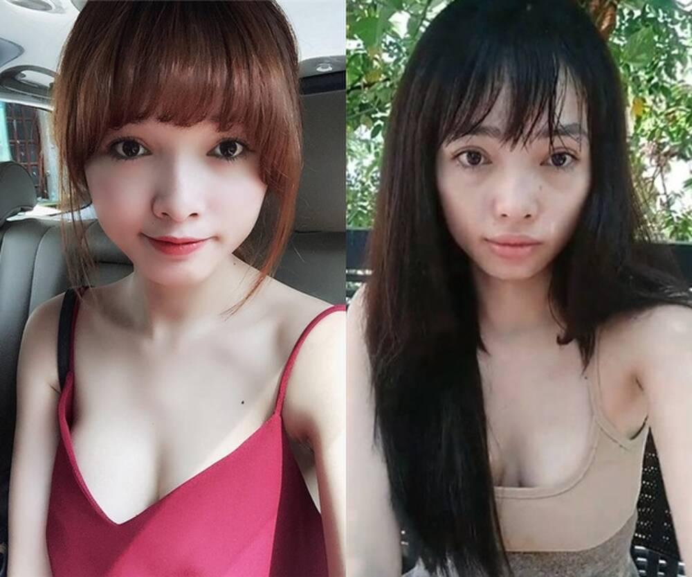 Sao Việt hiện nguyên hình khi để mặt mộc livestream-16