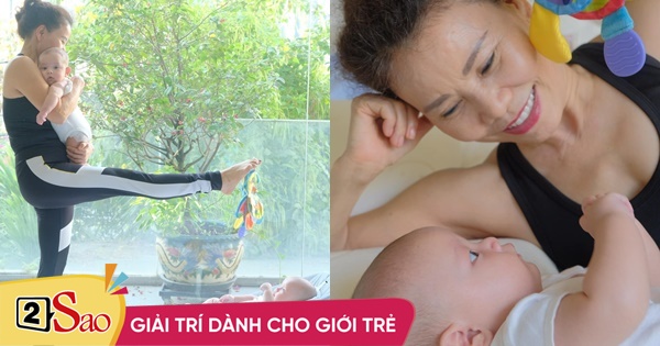 Cảnh bà ngoại 64 tuổi chăm cặp song sinh của Hồ Ngọc Hà