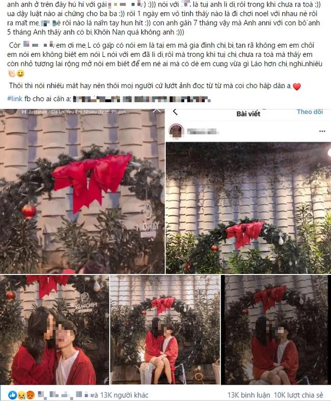 Phốt ngoại tình bão MXH: Vợ rước nhân tình về cho chồng oanh tạc-1