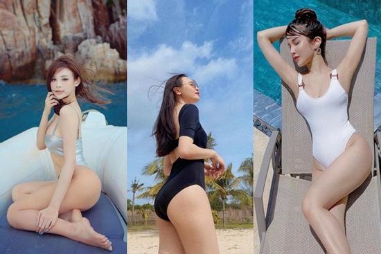 Dàn dâu hào môn 'chặt đẹp' đường đua bikini, ngoài vóc dáng còn so kè thần thái