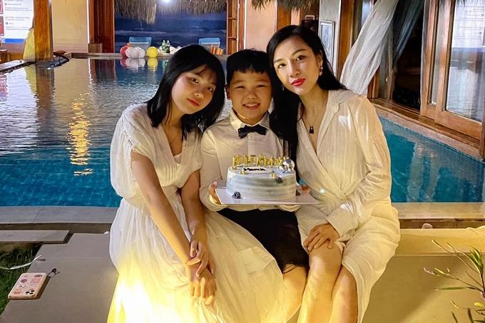 Con trai Vân Quang Long đón tuổi mới-1