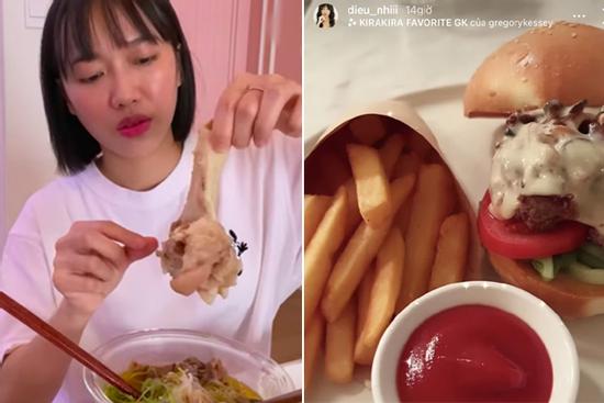 Diệu Nhi khoe nhiều món ngon, trăn trở đánh trúng tâm lý hội sợ béo