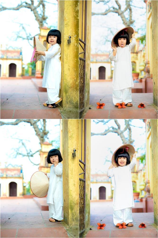Công chúa nhỏ 3 tuổi hóa nàng thơ trong bộ ảnh bố chụp bên gốc hoa gạo đỏ rực trời Thái Bình-3