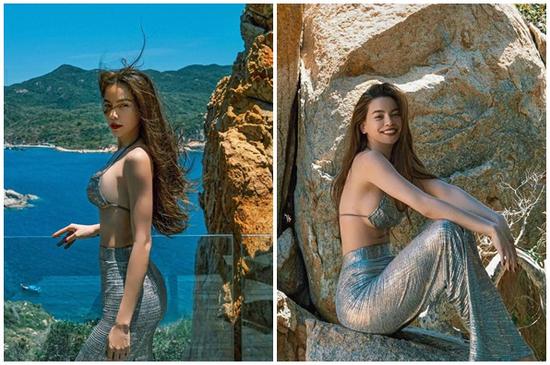 Hồ Ngọc Hà diện bikini khoe vòng 1 căng đét chuẩn 'bỉm sữa'