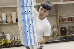 Hồ Quang Hiếu 'đu trend' làm clip đổ sữa vào xô 'thần sầu' nhưng lại gây tranh cãi