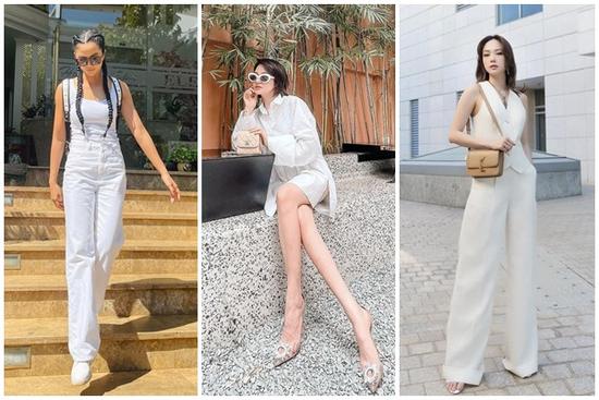 Bảo Anh - H'Hen Niê - Minh Hằng không hẹn mà lên đồ 'all white' đẹp xuất sắc