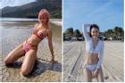 Sao Việt diện bikini: Lan Ngọc body nuột nà, Quỳnh Anh Shyn tạo dáng phản cảm