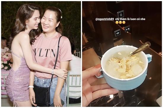 Thuý Kiều được Ngọc Trinh yêu quý vì chăm sóc sếp tận tình