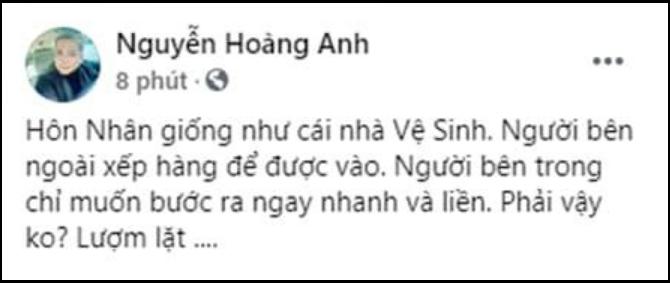 Hoàng Anh ví hôn nhân như toilet, vợ cũ phản ứng gắt?-2