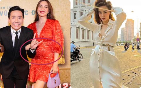 Diễm My 9X, Hồ Ngọc Hà lộ bụng lùm lùm vì chọn sai váy-3