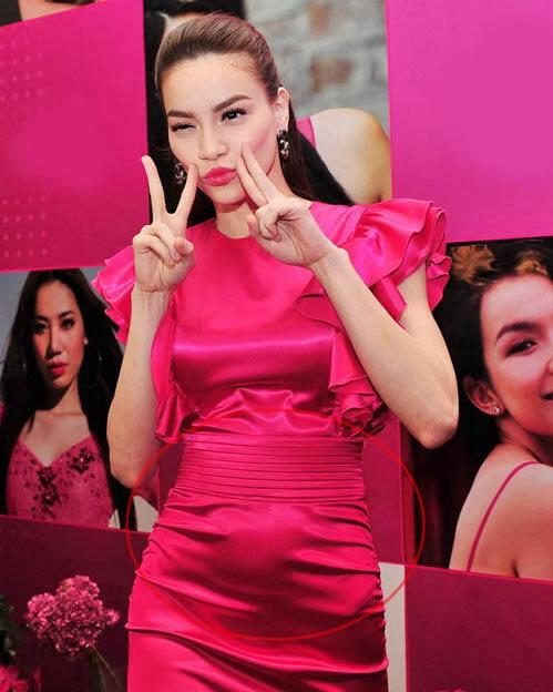 Diễm My 9X, Hồ Ngọc Hà lộ bụng lùm lùm vì chọn sai váy-4