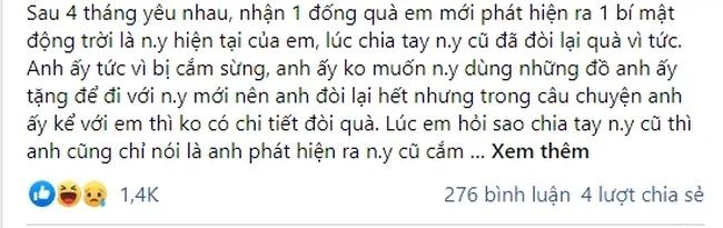 Yêu được 4 tháng, cô gái quyết chia tay vì biết nguồn gốc món quà người yêu tặng-1