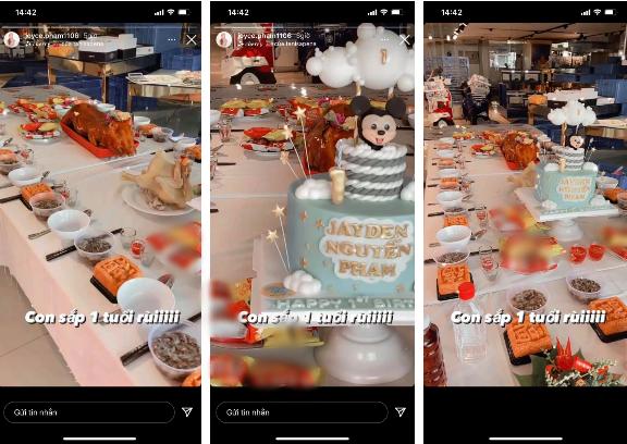 Joyce Phạm tổ chức thôi nôi linh đình cho con trai, hé lộ khuôn mặt quý tử-1