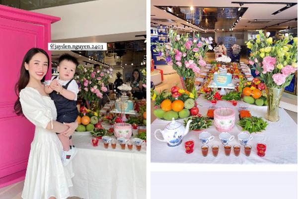 Con gái Minh Nhựa lộ ảnh xuề xòa chuẩn mẹ bỉm-7