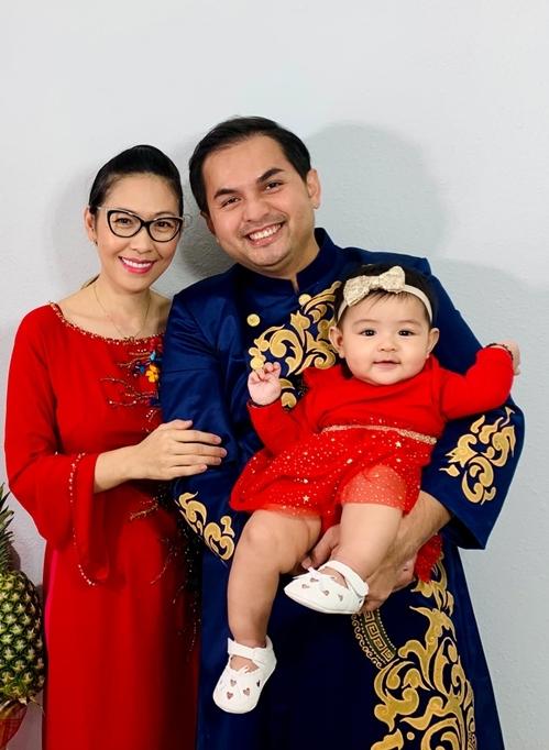 Bé Mèo tên thật là Phương Mai, ra đời sau chín năm nỗ lực điều trị vô sinh của vợ chồng Đức Tiến. 