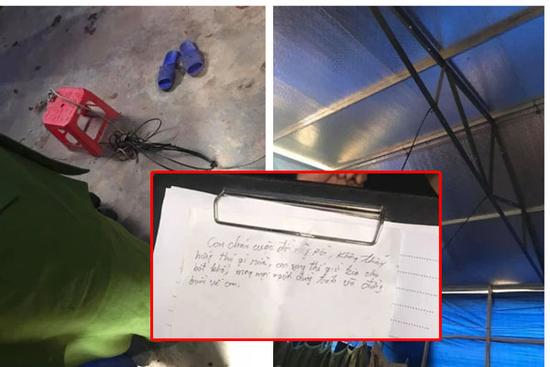 Thanh niên treo cổ để lại thư tuyệt mệnh: 'Con sang thế giới bên kia cho bớt khổ'