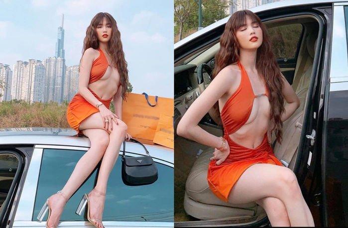 Mẫn Tiên bon chen mốt khoe chân ngực như Ngọc Trinh, Chi Pu-9