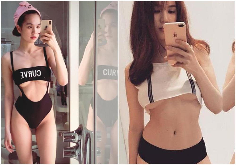 Mẫn Tiên bon chen mốt khoe chân ngực như Ngọc Trinh, Chi Pu-7