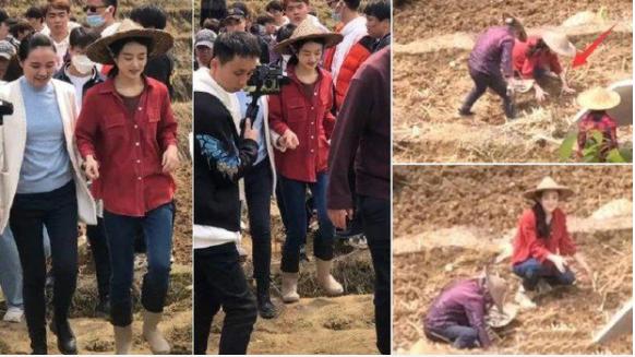 Netizen mắng Triệu Lệ Dĩnh quên nguồn cội vì không biết cày ruộng ở phim mới-7